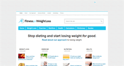 Desktop Screenshot of fitnessforweightloss.com